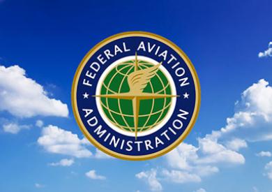 FAA Seal in clouds